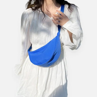 Yvette | Half-Moon Fabric Belt Bag