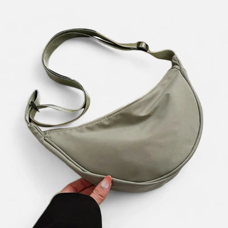 Yvette | Half-Moon Fabric Belt Bag