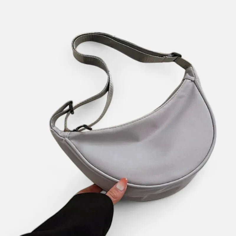 Yvette | Half-Moon Fabric Belt Bag