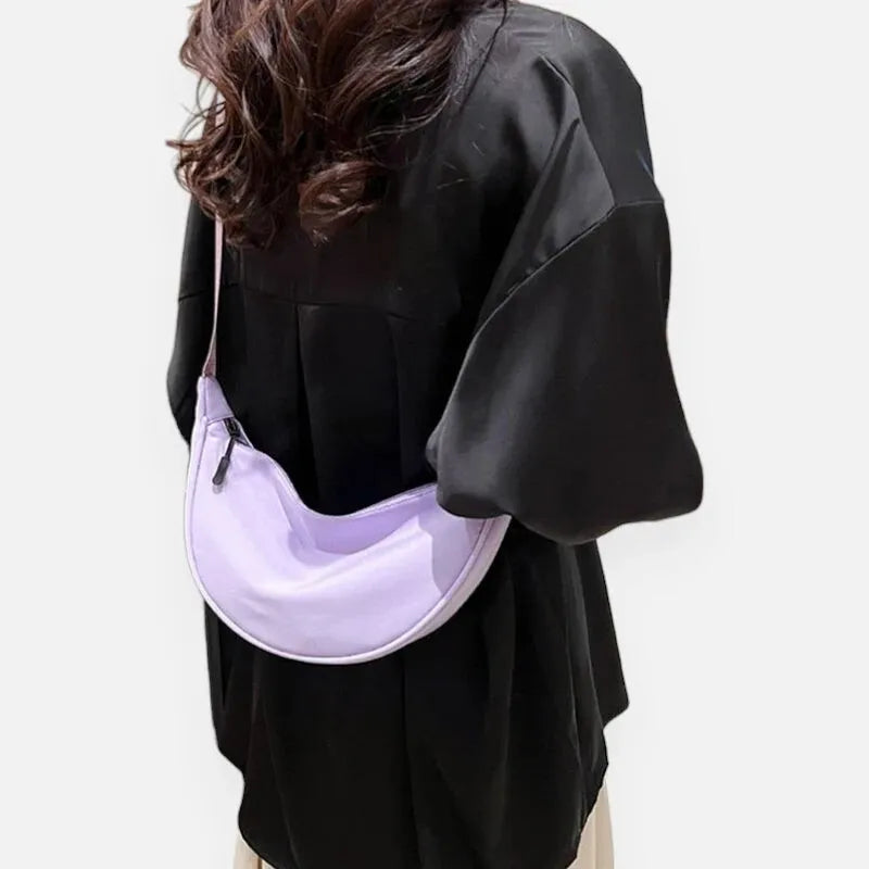 Yvette | Half-Moon Fabric Belt Bag