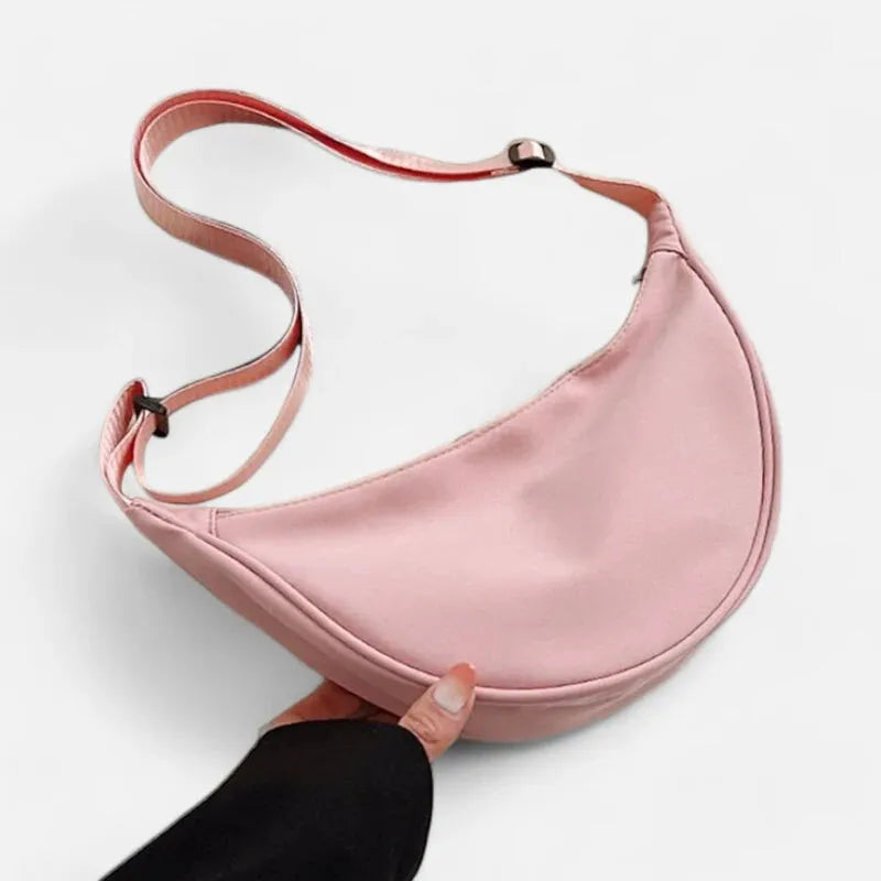 Yvette | Half-Moon Fabric Belt Bag