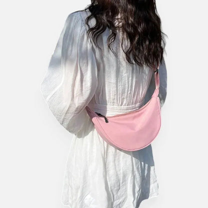 Yvette | Half-Moon Fabric Belt Bag