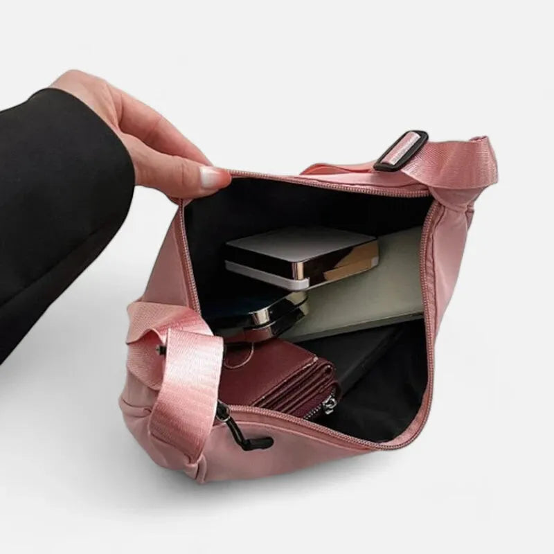 Yvette | Half-Moon Fabric Belt Bag