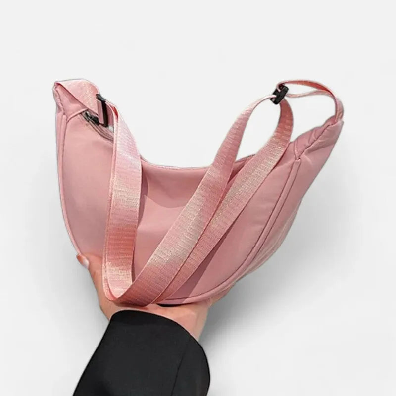 Yvette | Half-Moon Fabric Belt Bag