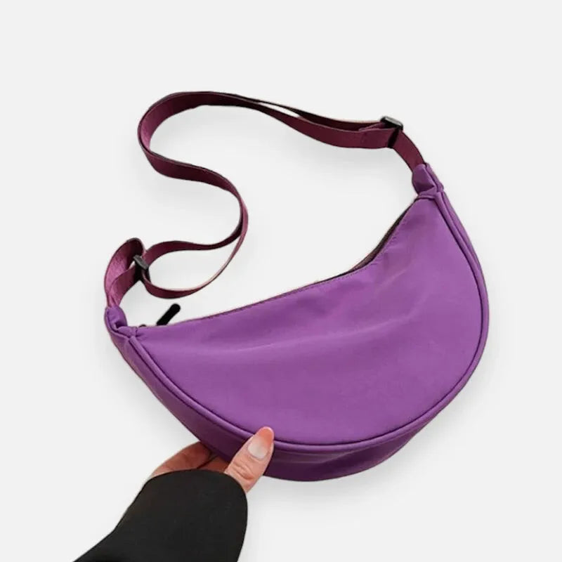 Yvette | Half-Moon Fabric Belt Bag
