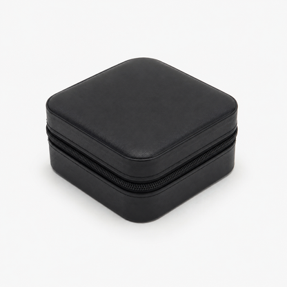 Vegan Leather Jewelry Case by Palmora Society, lifestyle view
