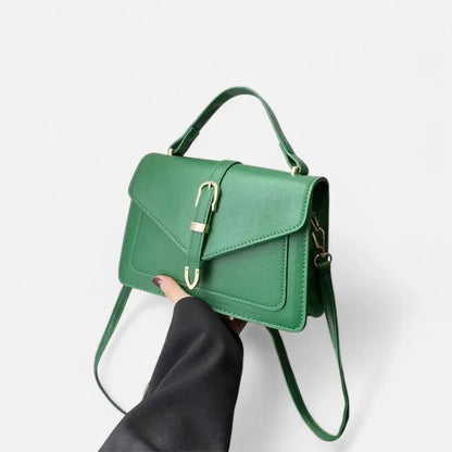 Isaline | Small Flap Shoulder Bag with Gold Details