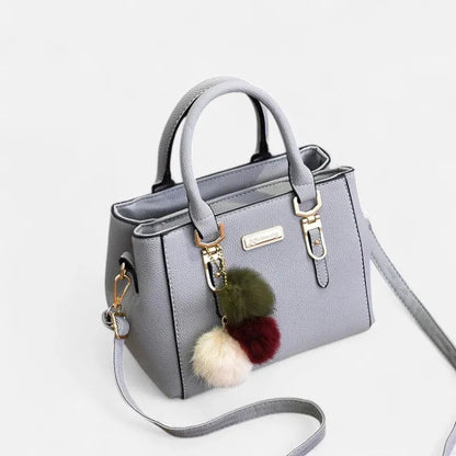 Louna | Small Shoulder Bag with Pompom Charm