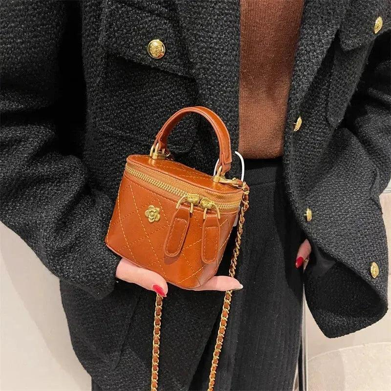 Aurore | Mini Quilted Cube Bag