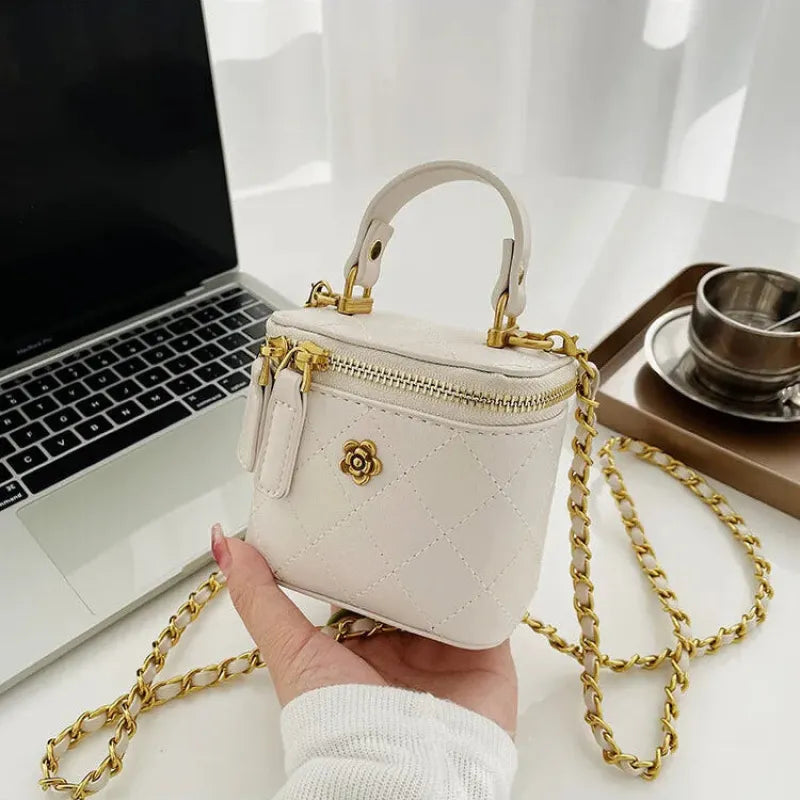 Aurore | Mini Quilted Cube Bag
