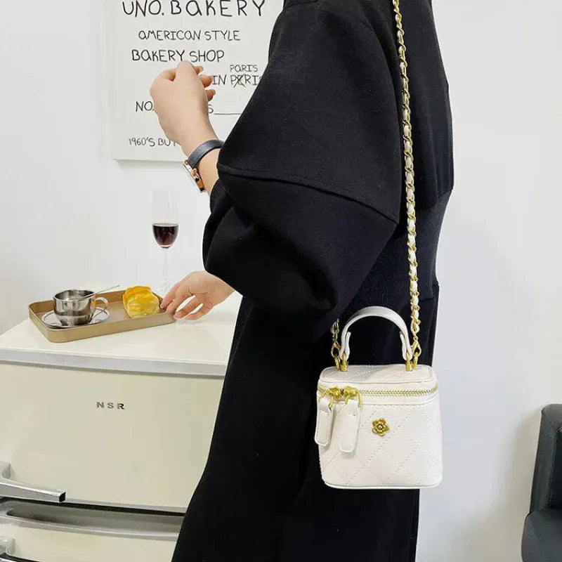 Aurore | Mini Quilted Cube Bag