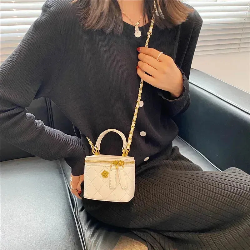 Aurore | Mini Quilted Cube Bag