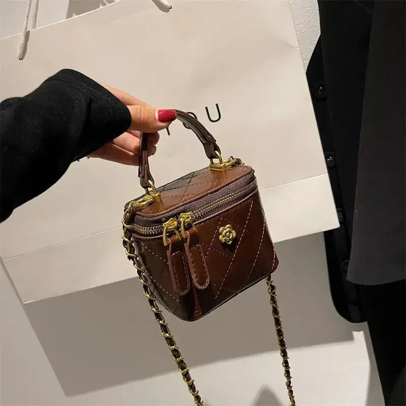 Aurore | Mini Quilted Cube Bag