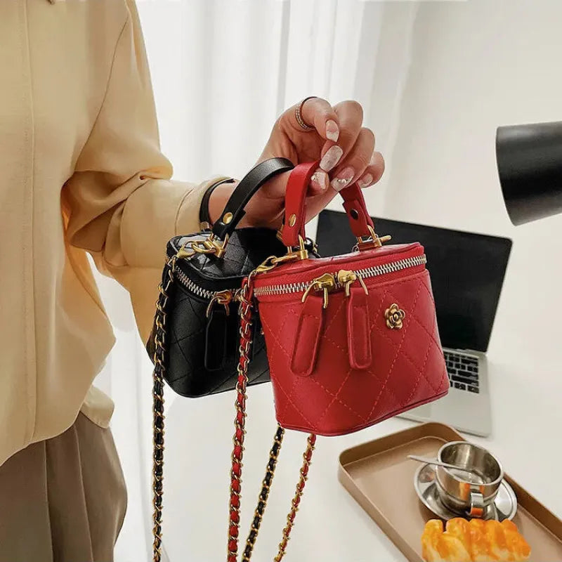 Aurore | Mini Quilted Cube Bag