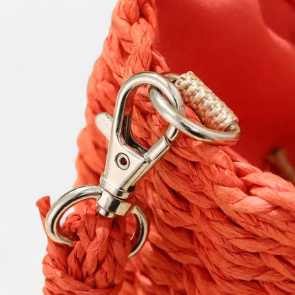 Léna | Small Straw Shoulder Bag
