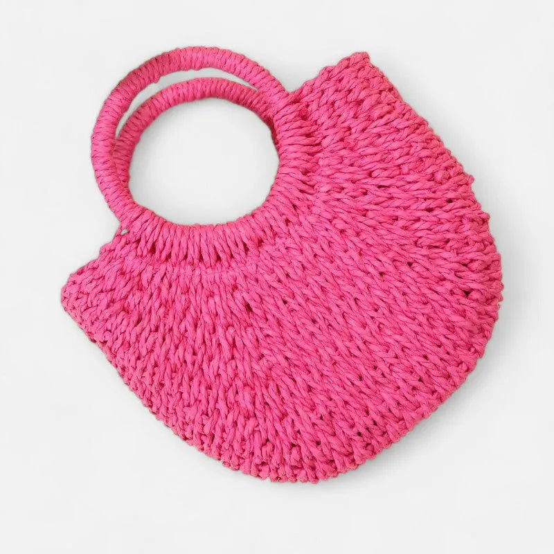 Léna | Small Straw Shoulder Bag