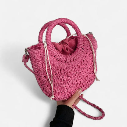 Léna | Small Straw Shoulder Bag