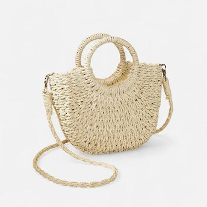 Léna | Small Straw Shoulder Bag