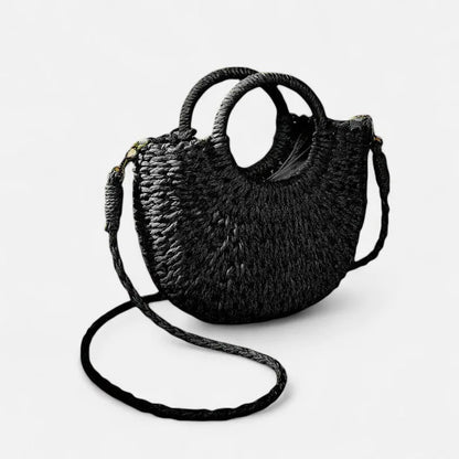 Léna | Small Straw Shoulder Bag