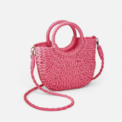 Léna | Small Straw Shoulder Bag