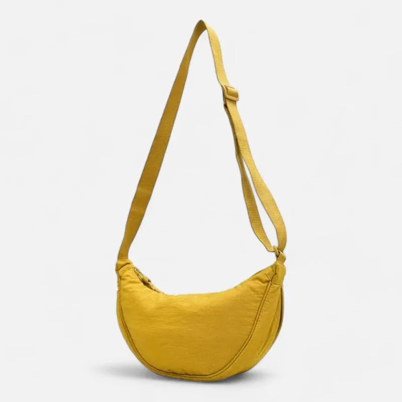 Émilienne | Half-Moon Fabric Belt Bag