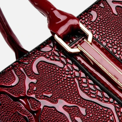 Clara | Shiny Textured Shoulder Bag