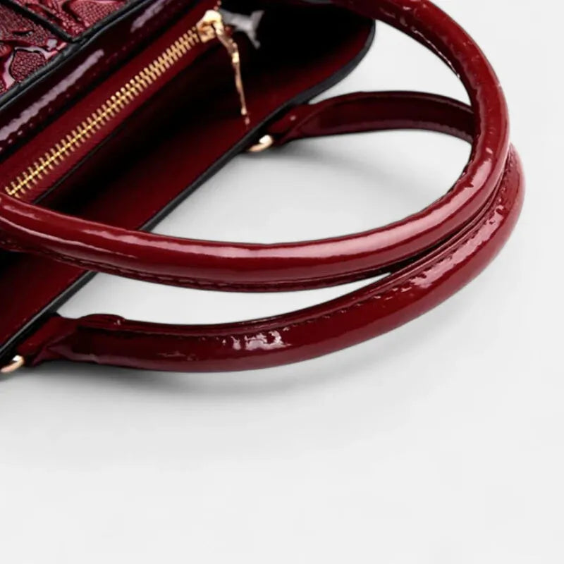 Clara | Shiny Textured Shoulder Bag