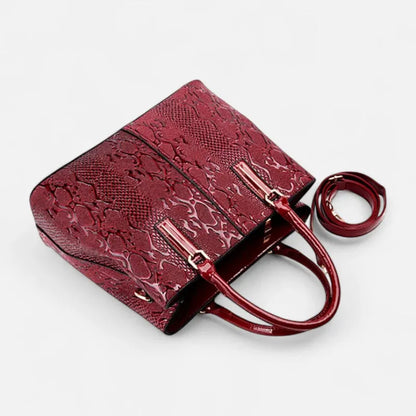 Clara | Shiny Textured Shoulder Bag