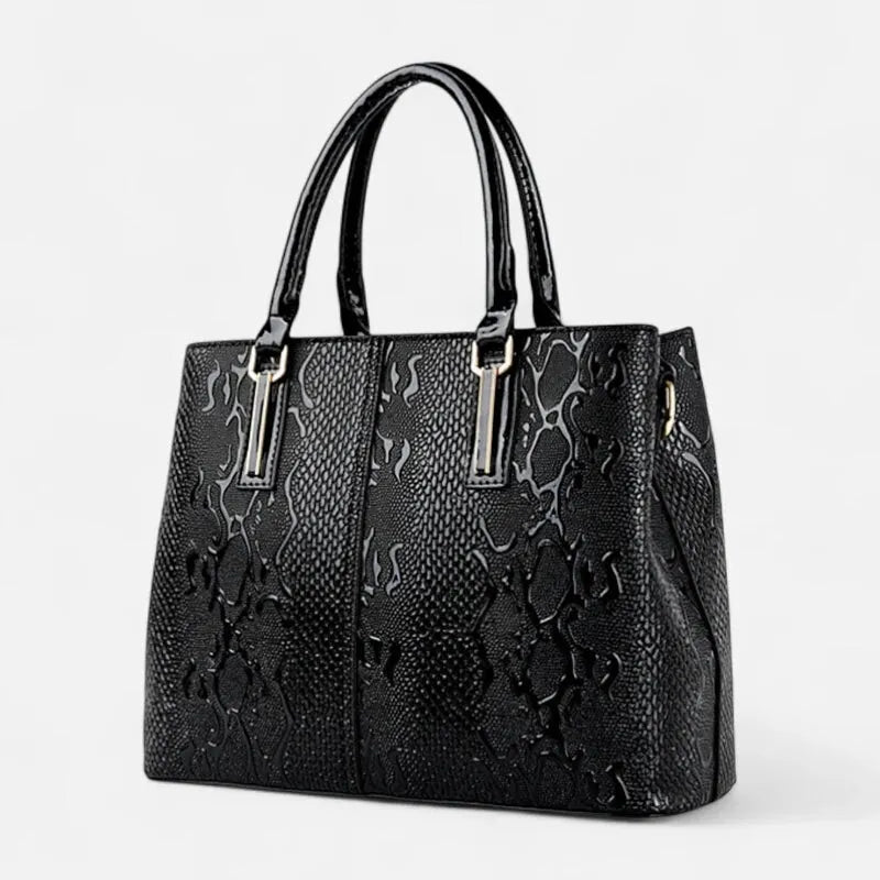 Clara | Shiny Textured Shoulder Bag