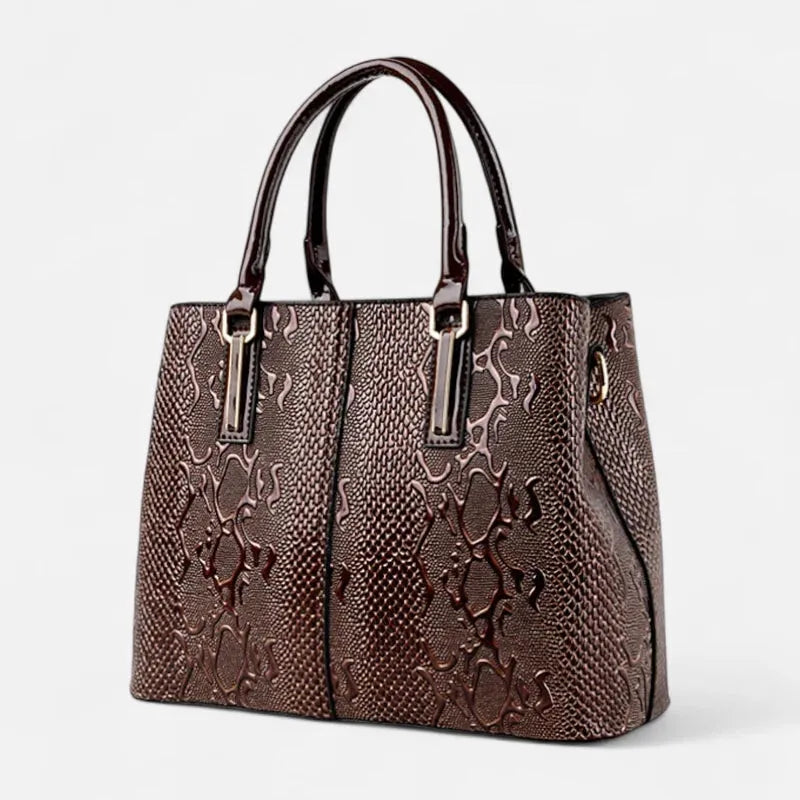 Clara | Shiny Textured Shoulder Bag