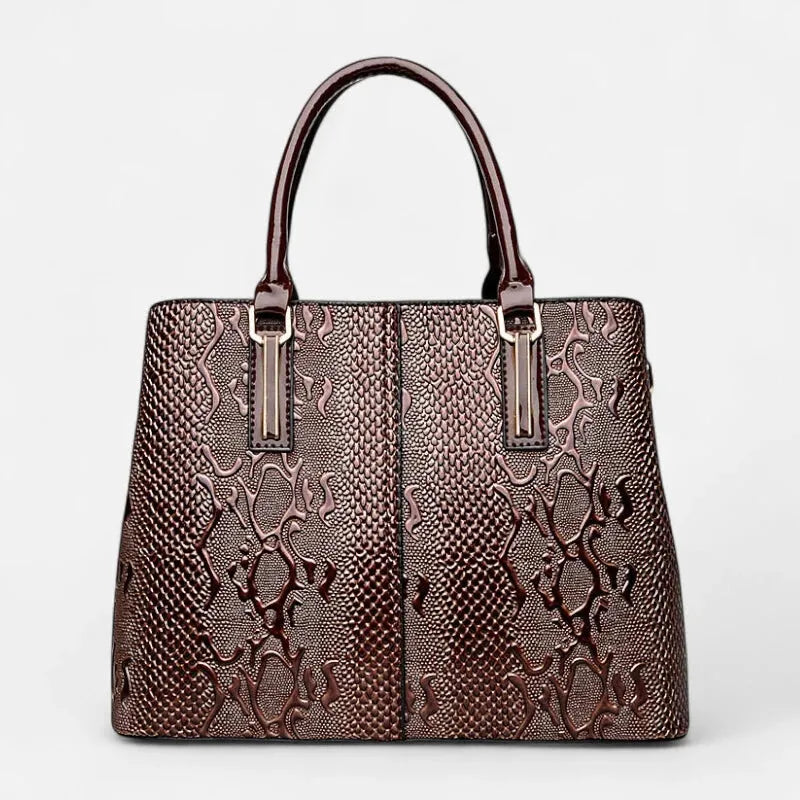 Clara | Shiny Textured Shoulder Bag