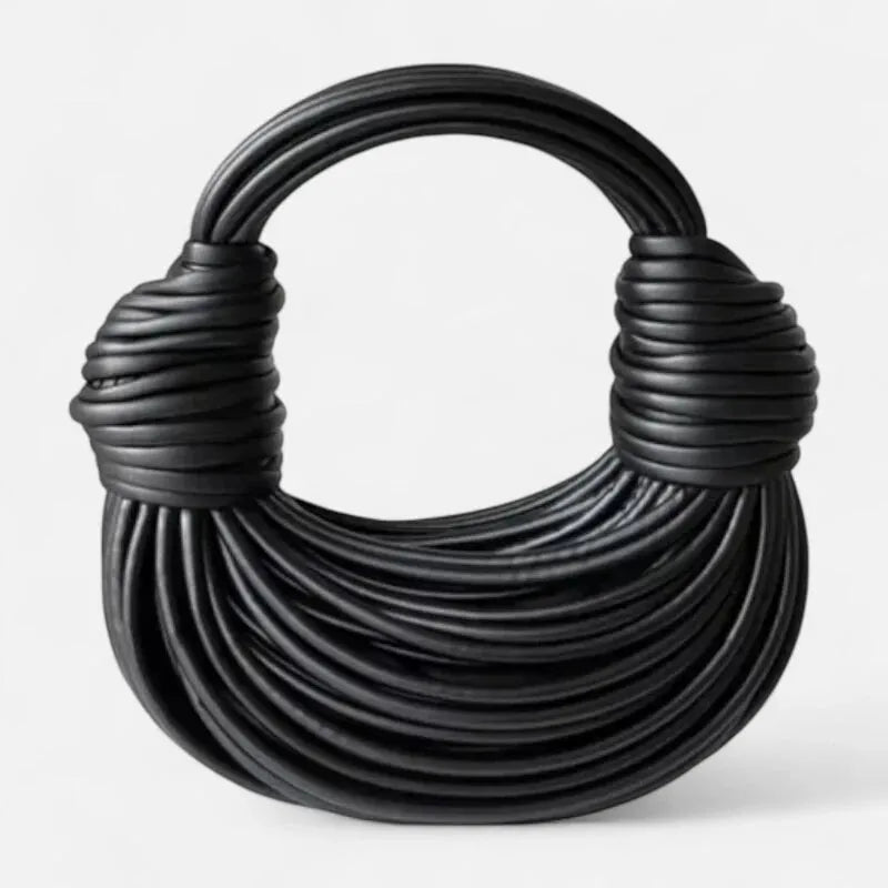 Lina | Chic Woven Half-Moon Shoulder Bag