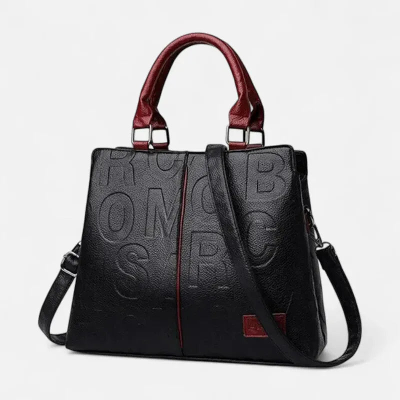 Chiara | Two-Tone Textured Shoulder Bag