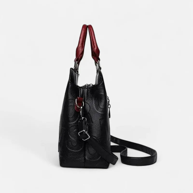 Chiara | Two-Tone Textured Shoulder Bag