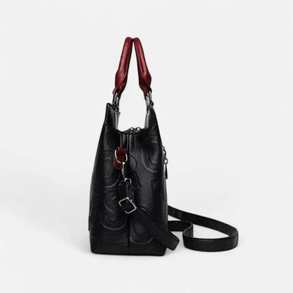 Chiara | Two-Tone Textured Shoulder Bag