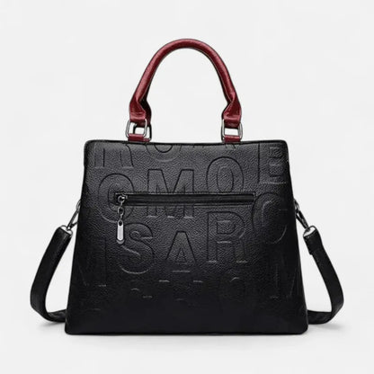 Chiara | Two-Tone Textured Shoulder Bag